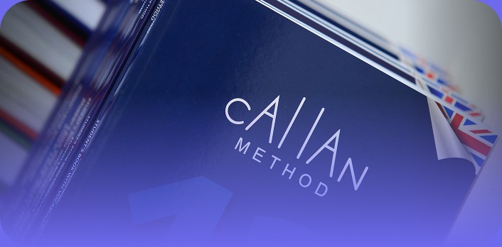 칼란메소드(Callan Method) 교재와 영국 국기